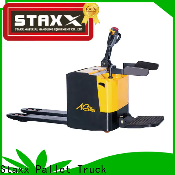 Top Staxx pallet jack warehouse pump truck company
