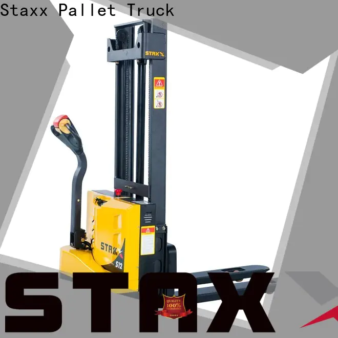 Staxx Pallet Truck Custom Staxx ride on pallet stacker company