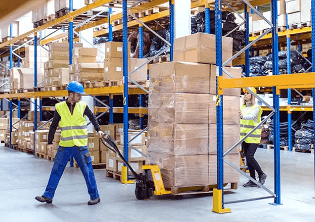 How to prevent the pallet jack from rolling over